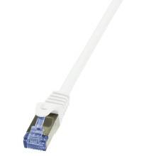 LOGILINK - Patchcord Cat.6A 10G S/FTP PIMF PrimeLine 15m white CQ3101S