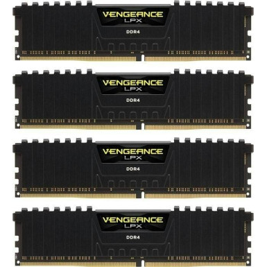 Corsair 32GB/3200 DDR4 Vengeance LPX Black CL16 KIT4   memória