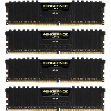 Corsair 32GB/3200 DDR4 Vengeance LPX Black CL16 KIT4 memória Corsair 32GB/3200 DDR4 Vengeance LPX Black CL16 KIT4 memória