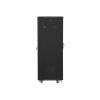 Lanberg 19'' szabadonálló rack szekrény32U/600x600mm fekete (üvegajtó) FF01-6632-12B