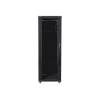 Lanberg 19'' szabadonálló rack szekrény37U/600x600mm fekete (üvegajtó) FF01-6637-12B