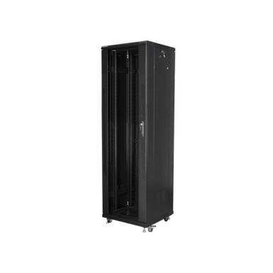 Lanberg 19'' szabadonálló rack szekrény42U/600x600mm fekete (üvegajtó) FF01-6642-12B Lanberg 19'' szabadonálló rack szekrény42U/600x600mm fekete (üvegajtó) FF01-6642-12B