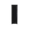 Lanberg 19'' szabadonálló rack szekrény42U/600x600mm fekete (üvegajtó) FF01-6642-12B
