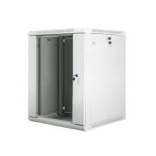 Lanberg 19'' fali rack szekr&eacute;ny 15U 600x600mm sz&uuml;rke (&uuml;vegajt&oacute;) WF01-6615-10S
