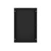 Lanberg 19'' fali rack szekrény 18U 600x450mm fekete (üvegajtó) WF01-6418-10B