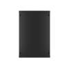 Lanberg 19'' fali rack szekrény 18U 600x450mm fekete (üvegajtó) WF01-6418-10B