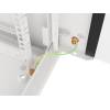 Lanberg 19'' fali rack szekrény 18U 600x600mm szürke (üvegajtó) WF01-6618-10S