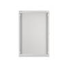 Lanberg 19'' fali rack szekrény 18U 600x600mm szürke (üvegajtó) WF01-6618-10S