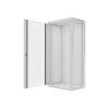 Lanberg 19'' fali rack szekrény 27U 600x450mm szürke (üvegajtó) WF01-6427-10S