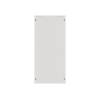 Lanberg 19'' fali rack szekrény 27U 600x450mm szürke (üvegajtó) WF01-6427-10S