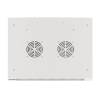 Lanberg 19'' fali rack szekrény 27U 600x450mm szürke (üvegajtó) WF01-6427-10S