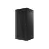 Lanberg 19'' fali rack szekrény 27U 600x600mm fekete (üvegajtó) WF01-6627-10B
