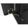Lanberg 19'' fali rack szekrény 27U 600x600mm fekete (üvegajtó) WF01-6627-10B