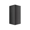 Lanberg 19'' fali rack szekrény 27U 600x600mm fekete (üvegajtó) WF01-6627-10B