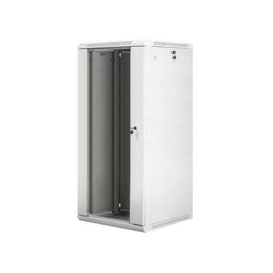 Lanberg 19'' fali rack szekrény 27U 600x600mm szürke (üvegajtó) WF01-6627-10S Lanberg 19'' fali rack szekrény 27U 600x600mm szürke (üvegajtó) WF01-6627-10S