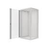 Lanberg 19'' fali rack szekrény 27U 600x600mm szürke (üvegajtó) WF01-6627-10S