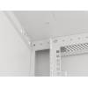Lanberg 19'' fali rack szekrény 27U 600x600mm szürke (üvegajtó) WF01-6627-10S