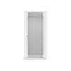 Lanberg 19'' fali rack szekrény 27U 600x600mm szürke (üvegajtó) WF01-6627-10S
