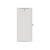 Lanberg 19'' fali rack szekrény 27U 600x600mm szürke (üvegajtó) WF01-6627-10S