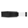 Lanberg 19'' fali rack szekrény 4U 600x600mm fekete (üvegajtó) WF01-6604-10B