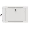 Lanberg 19'' fali rack szekrény 6U 600x600mm szürke (üvegajtó) WF01-6606-10S