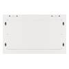 Lanberg 19'' fali rack szekrény 6U 600x600mm szürke (üvegajtó) WF01-6606-10S