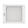 Lanberg 19'' fali rack szekr&eacute;ny 9U 600x600mm sz&uuml;rke (&uuml;vegajt&oacute;) WF01-6609-10S