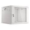 Lanberg 19'' fali rack szekr&eacute;ny 9U 600x600mm sz&uuml;rke (&uuml;vegajt&oacute;) WF01-6609-10S