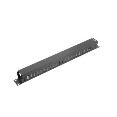 Lanberg kabelrendező 1U takarópanellel 19'' rack szekrényhez fekete AK-1201-B Lanberg kabelrendező 1U takarópanellel 19'' rack szekrényhez fekete AK-1201-B