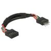 Delock USB 2.0 Pin header Extension Cable 10 pin male / female 10 cm 83872