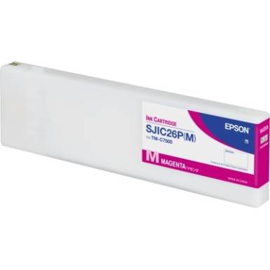 EPSON - POS SD LABEL CONSUMABLES U4 SJIC26P(M) INK CARTRIDGE MGNTA C33S020620 EPSON - POS SD LABEL CONSUMABLES U4 SJIC26P(M) INK CARTRIDGE MGNTA C33S020620