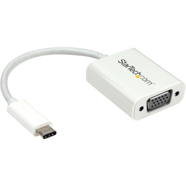 STARTECH USB-C TO VGA ADAPTER - WHITE    CDP2VGAW            