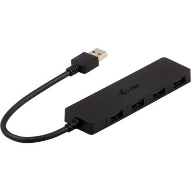 i-tec USB 3.0 SLIM HUB 4 Port passive - Black U3HUB404 i-tec USB 3.0 SLIM HUB 4 Port passive - Black U3HUB404