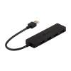 i-tec USB 3.0 SLIM HUB 4 Port passive - Black U3HUB404