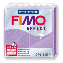 FIMO Gyurma, 57 g, égethető, FIMO "Effect", lila gyöngyház