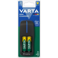 VARTA Elemtöltő, AA ceruza/AAA mikro, 2x2100 mAh AA, VARTA "Mini"