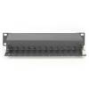 DIGITUS Patch Panel 12 portos 1U, 10", CAT 6,árnyékolt
