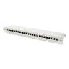 DIGITUS Patch Panel 24 portos 1U, 19", CAT 6, &aacute;rny&eacute;kolt