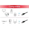 Equip U/UTP Cat6 patch kábel 0.5m fekete 625457
