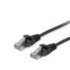 Equip U/UTP Cat6 patch kábel 0.5m fekete 625457