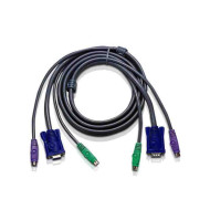 ATEN konzol kábel PS/2 - USB switch-hez 3 m (CS-82A,84A,88A,9134,9138)