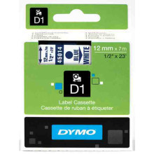 DYMO címke LM D1 alap 12 mm kék/White