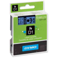 DYMO címke LM D1 alap 12 mm Black/kék