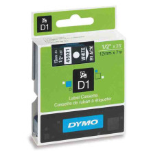 DYMO címke LM D1 alap 12 mm White/ Black