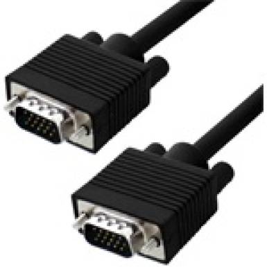 OEM VGA M/M video jelk&aacute;bel 2m &aacute;rny&eacute;kolt r&eacute;z fekete
