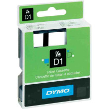 DYMO címke LM D1 alap 9 mm Black/víztiszta