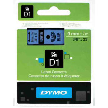 DYMO címke LM D1 alap 9 mm Black/kék