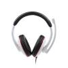 Gembird microphone & stereo headphones with volume control, white MHS-001-GW