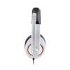 Gembird microphone & stereo headphones with volume control, white MHS-001-GW