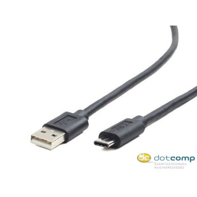 Gembird USB 2.0 cable to type-C (AM/CM), 3m, black CCP-USB2-AMCM-10